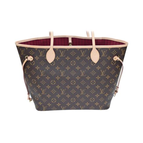 neverfull bb hot pink interior